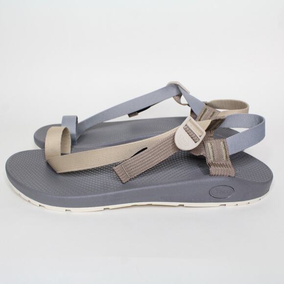 Chaco Bodhi Classic Sandals Earth Gray Beige Adjustable Strap Men\'s Size 12 New main image 4